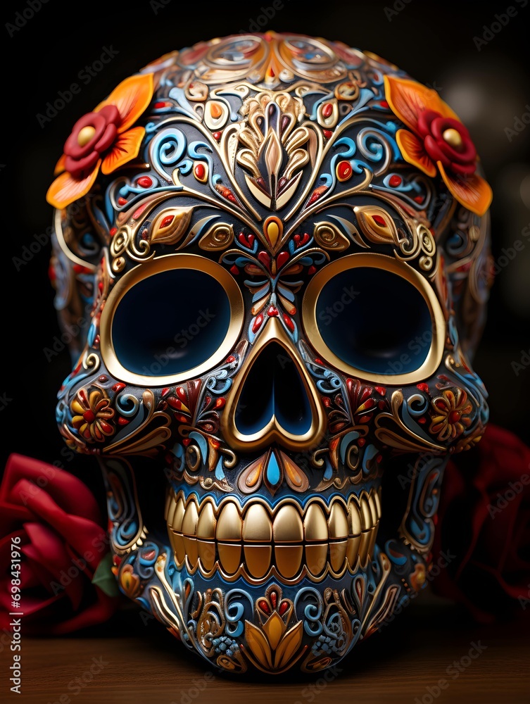 Sugar Skull (Calavera) to celebrate Mexico's Day of the Dead 