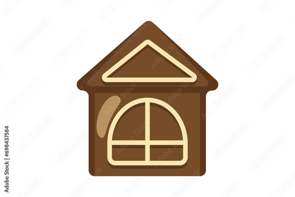 House Gingerbread Cookie Christmas Sticker House Gingerbread Cookie Christmas Sticker