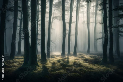 fog in the forest