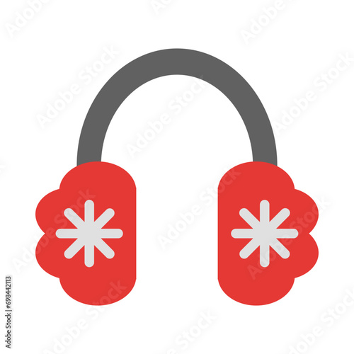 Earmuff Vector Flat Icon Design
