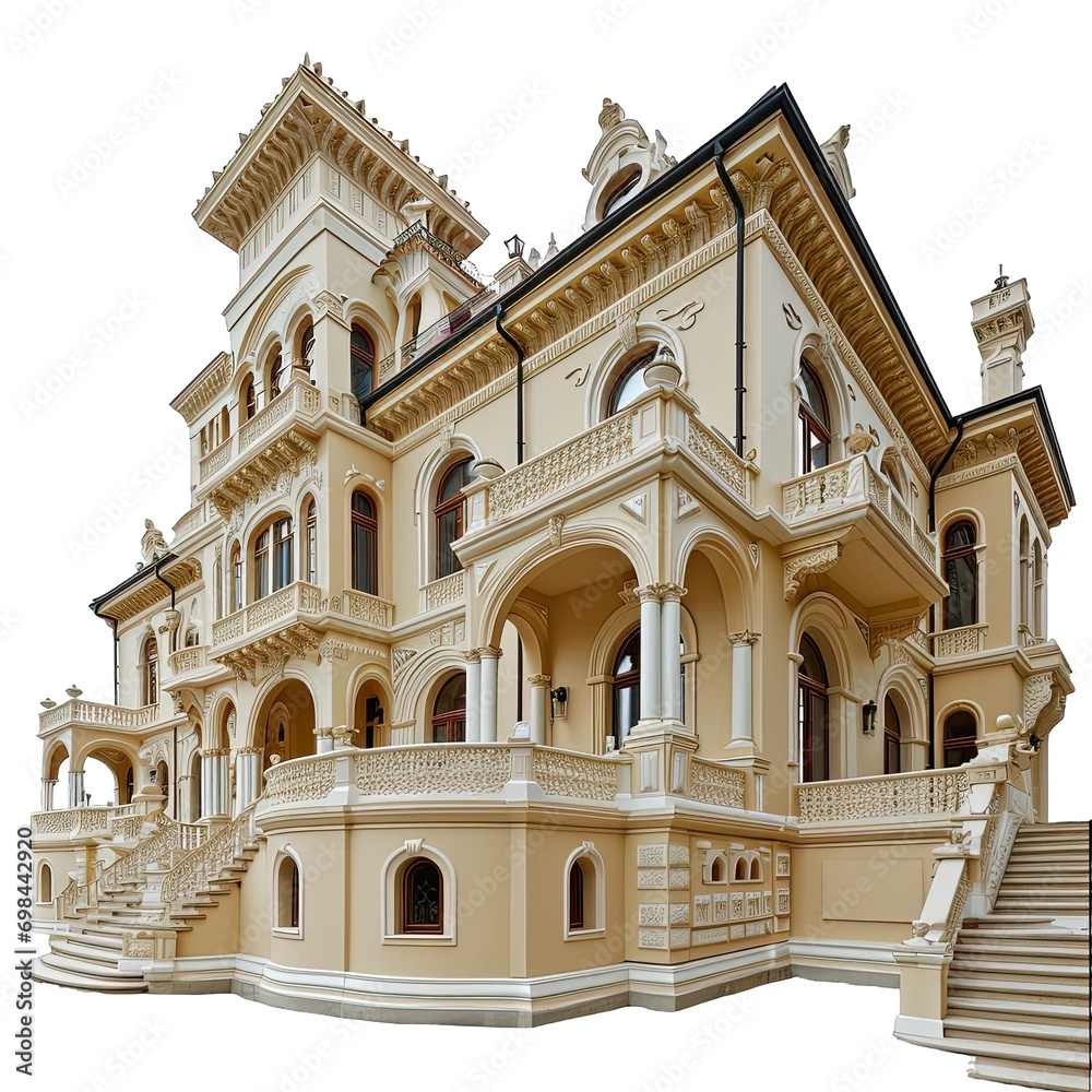 Palace Building Isolated