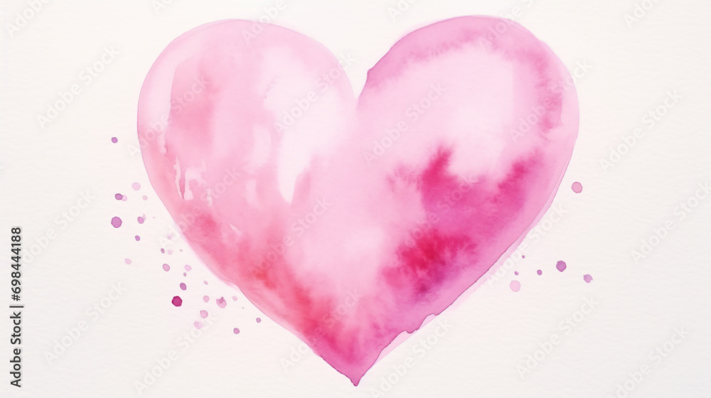 Watercolor Heart love