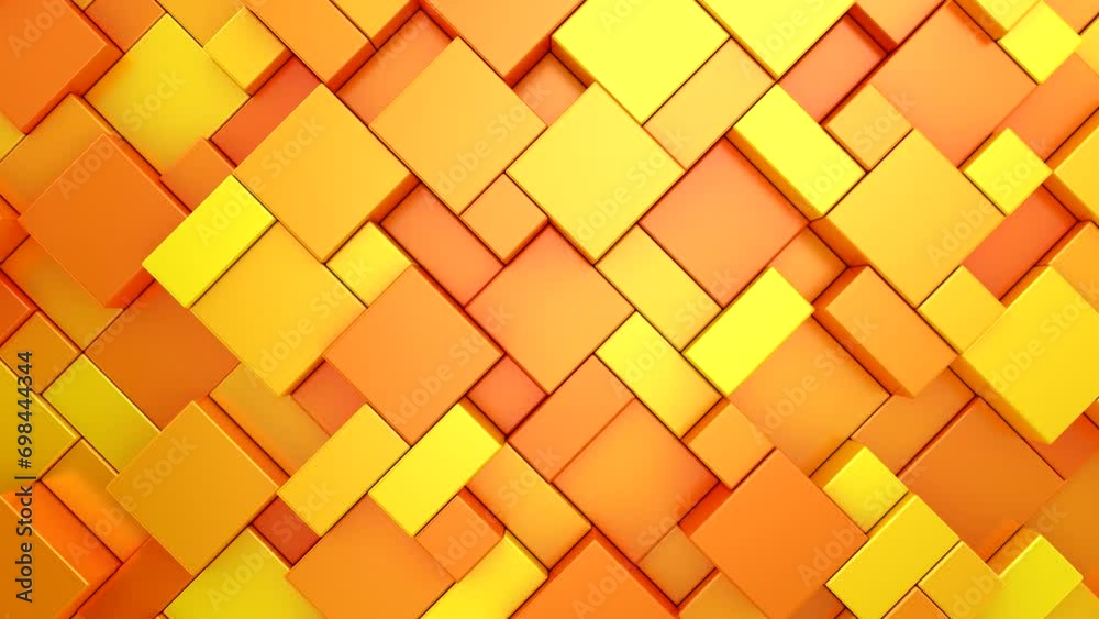 Background of Boxes. Abstract motion, loop, two color, 3d rendering, 4k resolution
Background of Boxes. Abstract motion, loop, two color, 3d rendering, 4k resolution