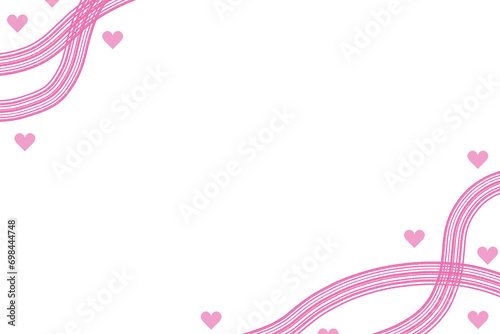 Valentine's Day Pink Heart Background PNG