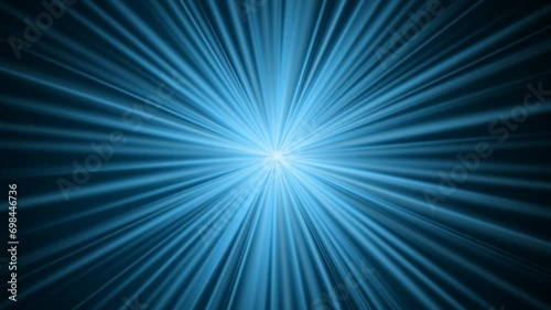 shining bright blue light from center with transparent background. Format quick time alpha rgb, video codec animation.