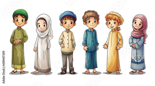 Child Cartoon Moslem Set
