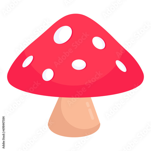 Modern design icon of mushroom

