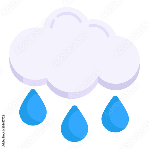 Thunderstorm icon in perfect design

