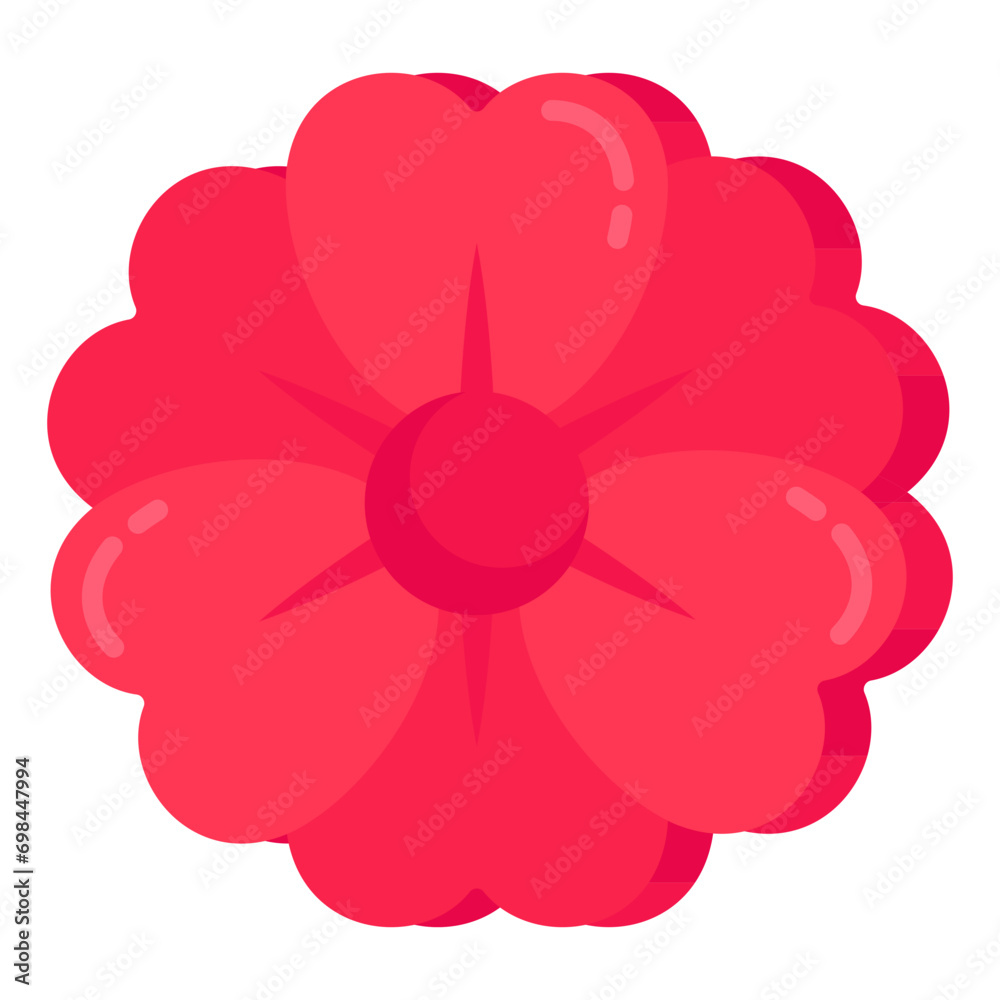 A beautiful design icon of flower
A beautiful design icon of flower
