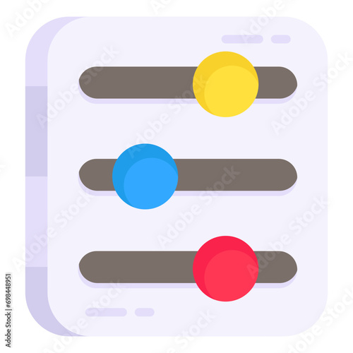 An editable design icon of volume equalizer 

