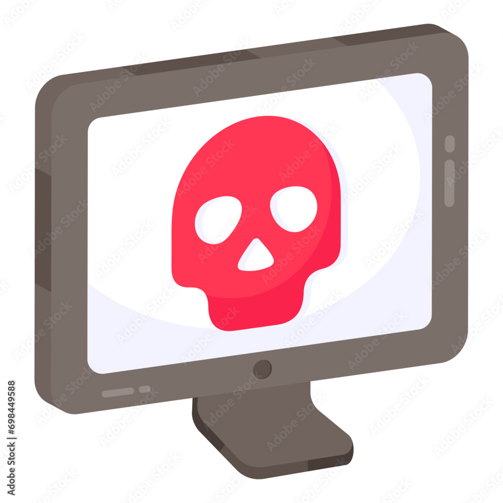 Creative design icon of system hacking 

