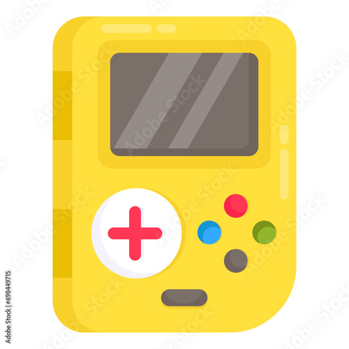 Brick game icon, editable vector

