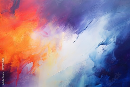 abstract watercolor background with clouds © IVAN