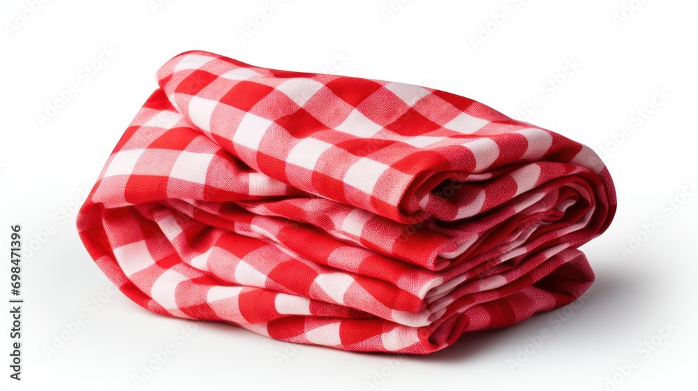 red scarf isolated on a white background red scarf isolated on a white background