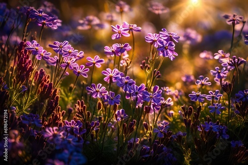 spring in the garden generated by AI technology