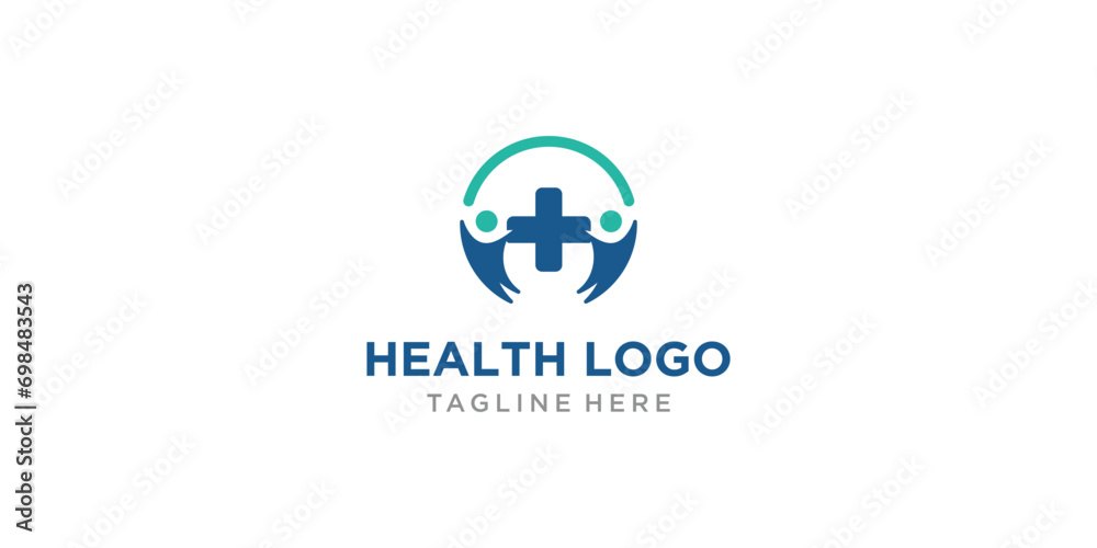 Health Medical and Pharmacy Cross Logo Vector Template With Logo Insider