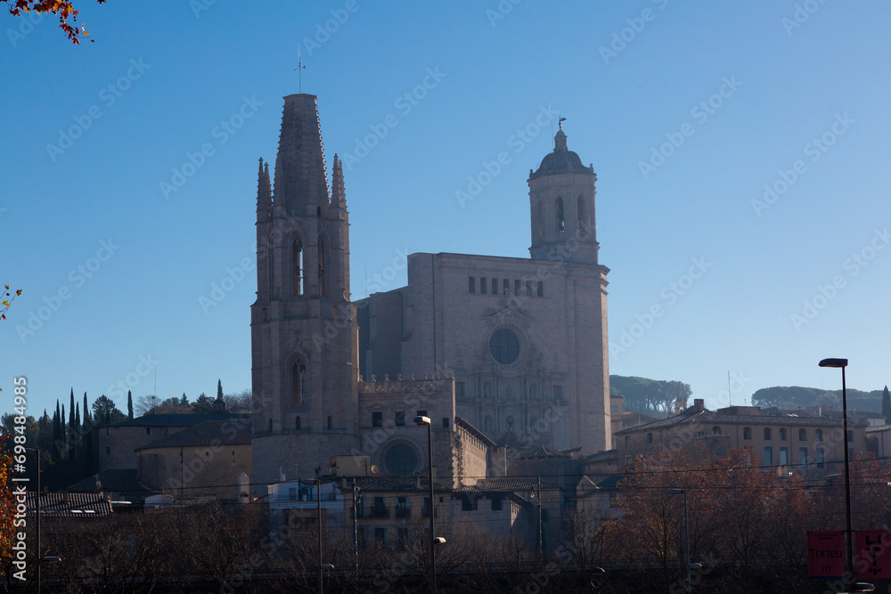 Basilica of Sant Feliu in the city of Girona
