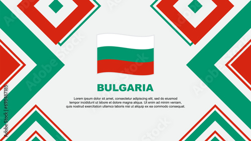 Bulgaria Flag Abstract Background Design Template. Bulgaria Independence Day Banner Wallpaper Vector Illustration. Bulgaria Independence Day