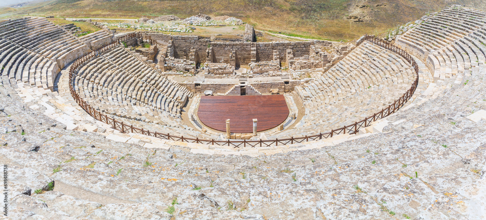 Theatre in Laodicea on the Lycus Ancient City in Denizli City, Turkiye