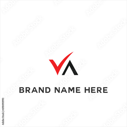 Free Download VA logo. V A design. White VA letter. VA, V A letter logo design. Initial letter VA linked circle uppercase monogram logo. V A letter logo vector design.	 - GFXLoad