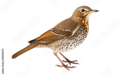 Avian Melody: Exploring the World of Thrush isolated on transparent Background