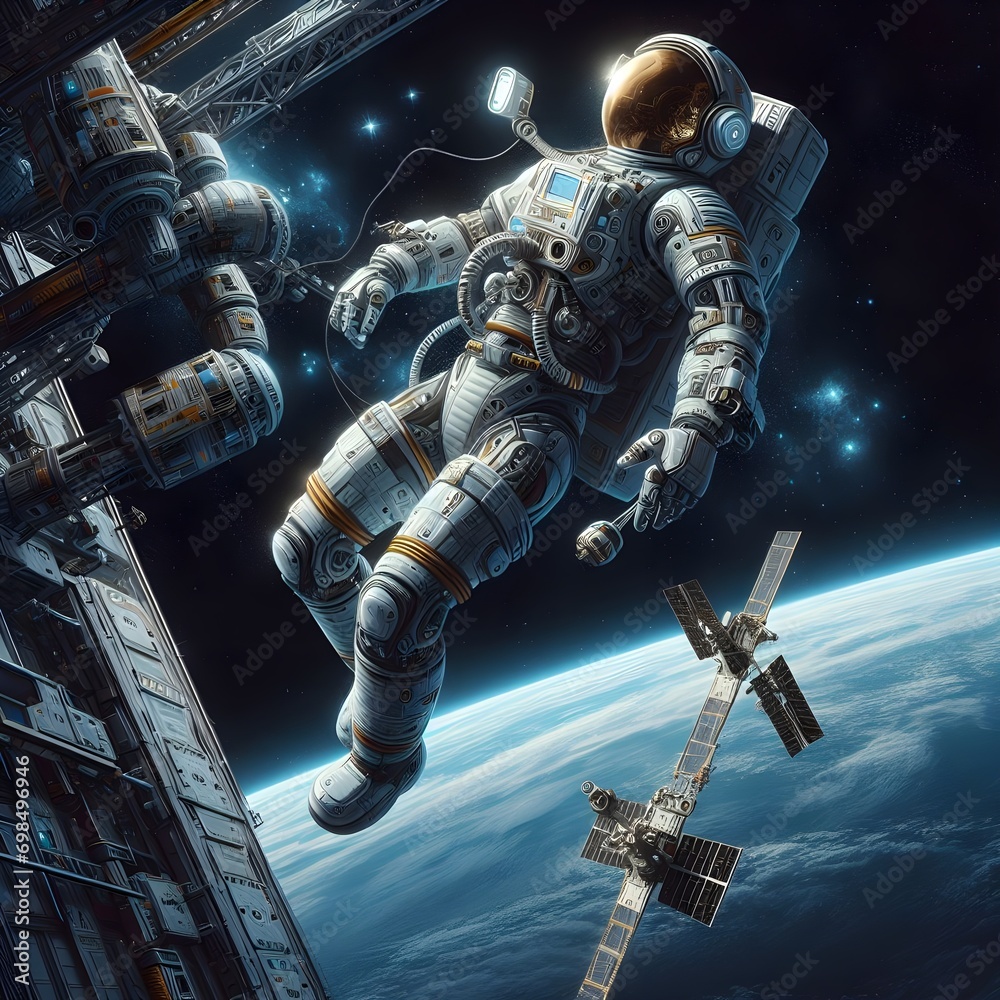 Exploration Beyond Earth: Astronaut in Deep Space Fantasy Exploration Beyond Earth: Astronaut in Deep Space Fantasy