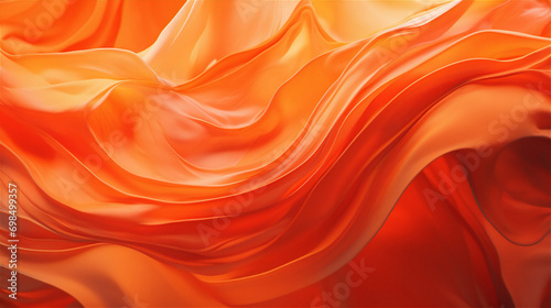 abstract orange color background with waves