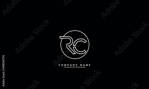 RC, CR, R, C Alphabets Letters Logo Monogram photo
