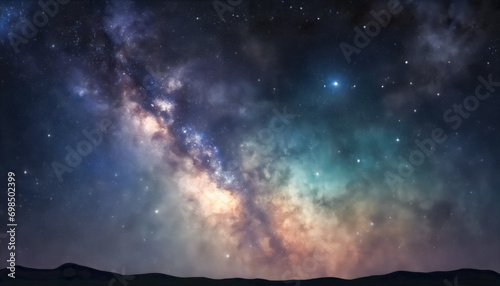 Sinfonia Galattica- Affascinante Sfondo Spaziale con la Via Lattea photo