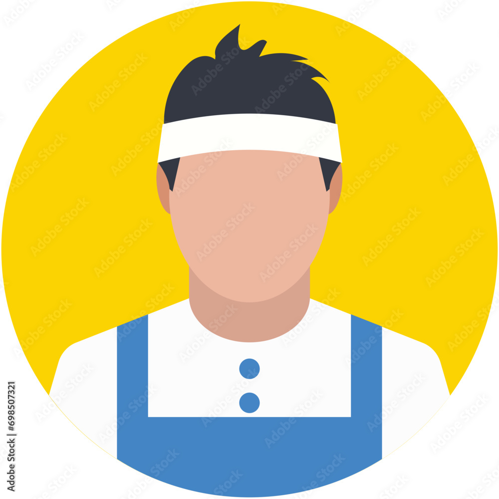 Squash Player Vector Icon