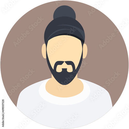 Sikh Vector Icon