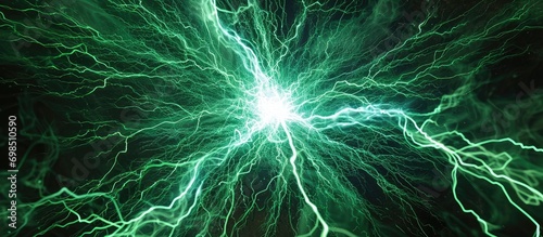 Electricity produced through fusion of green plasma.