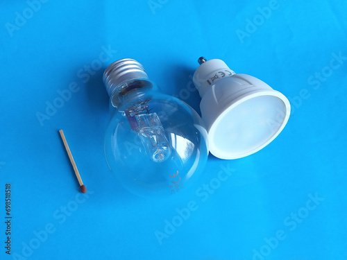 evolution development of light objects matches bulb led lamp source centuries