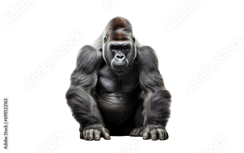 Gorilla Majesty On Transparent Background