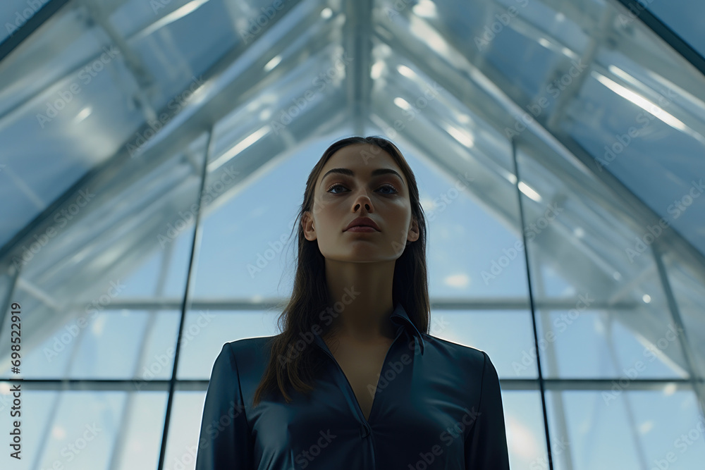 Ambitious Woman Thriving in Corporate Setting Ambitious Woman Thriving in Corporate Setting
