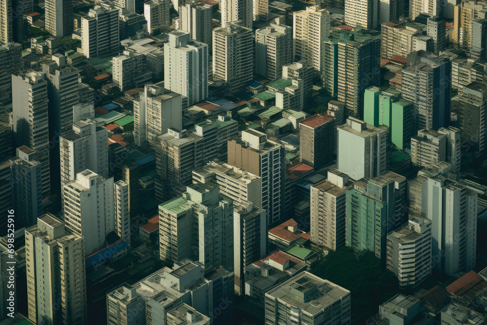 Urban Tapestry: Aerial Views of Sao Paulo