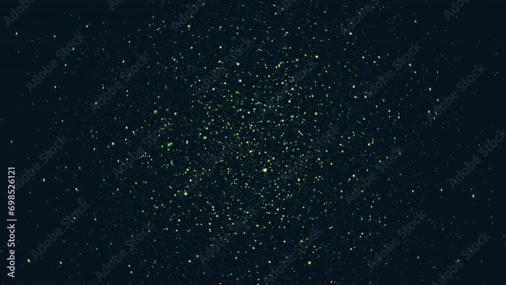 A captivating image showcasing a black backdrop adorned with vibrant green specks of light, perfect as a website background or design texture