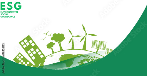 ESG, Environmental Social Governance concept, background