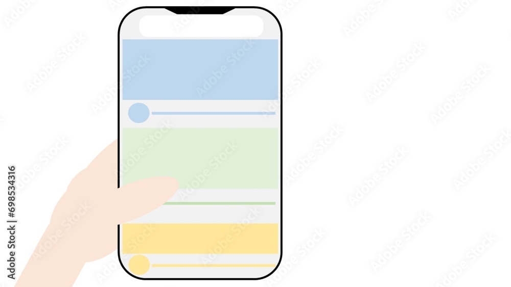 スマホのイラスト スマホのイラスト