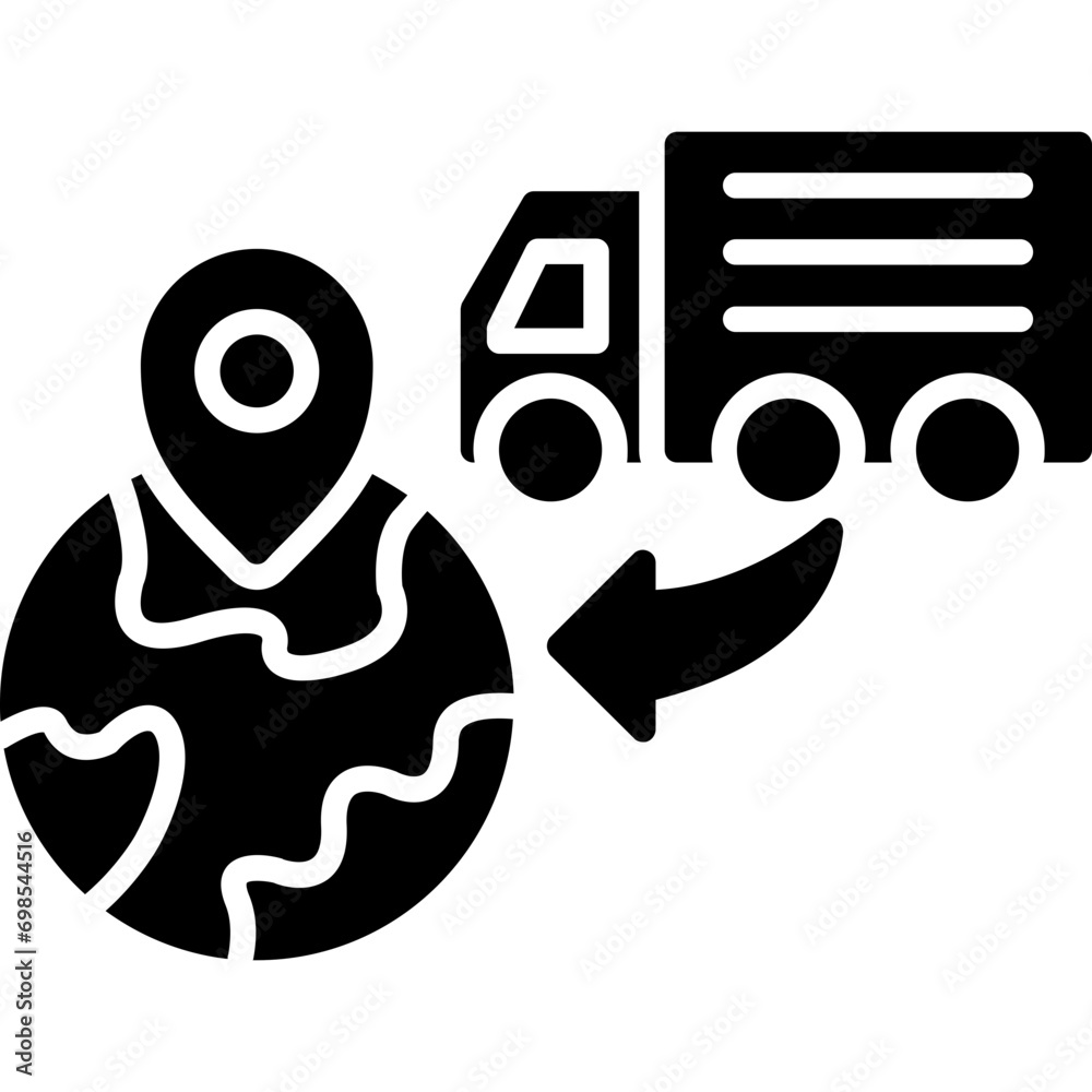 Naklejka premium Import Icon