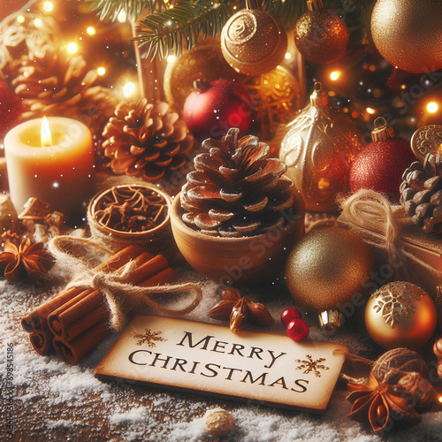 Greeting Christamas card