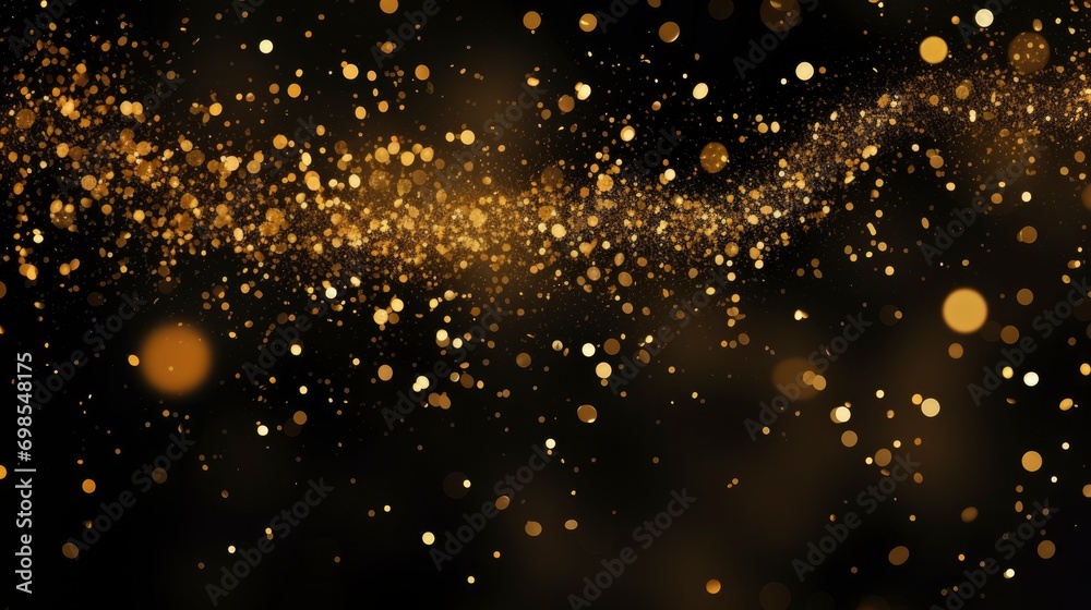 Gold sparkle particles abstract Background Gold sparkle particles abstract Background