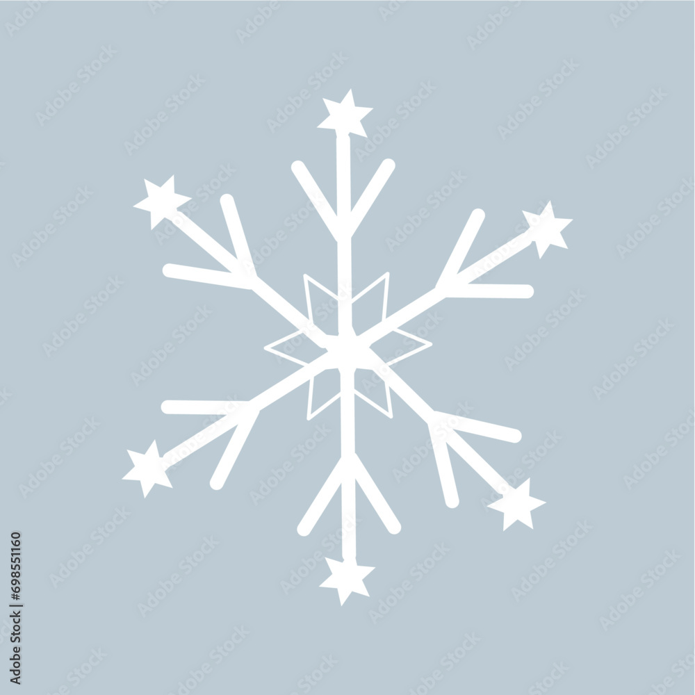 This is an illustration of a white snowflake. You can use it in your design for example for gift card decoration. This is an illustration of a white snowflake. You can use it in your design for example for gift card decoration.