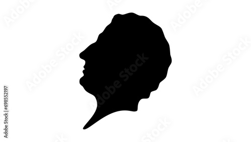 Robert Stewart, 1st Marquess of Londonderry, black isolated silhouette