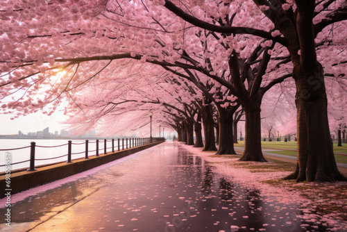 The ethereal beauty of cherry blossoms in full bloom © Veniamin Kraskov
