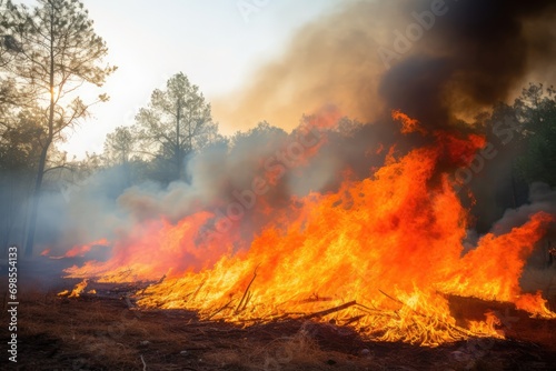 Authorizing Controlled Burns As A Preventative Measure Against Wildfires In Forest Fire Prevention © Anastasiia