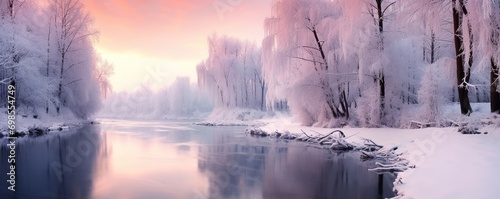 view of the river in winter © nomesart