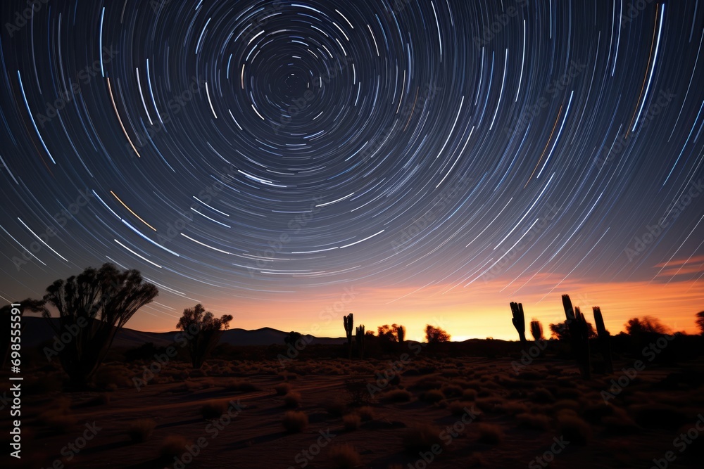 Capturing The Beauty Of Summer Solstice: Star Trails In A Spectacular Long Exposure