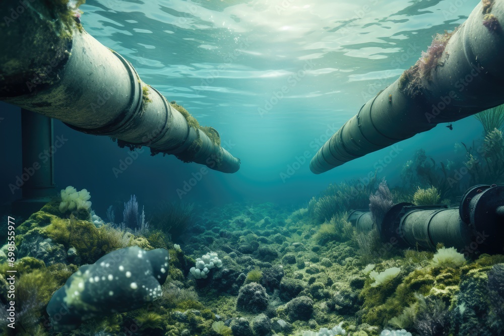 Examining The Environmental Impact Of Underwater Gas Pipelines Stock ...