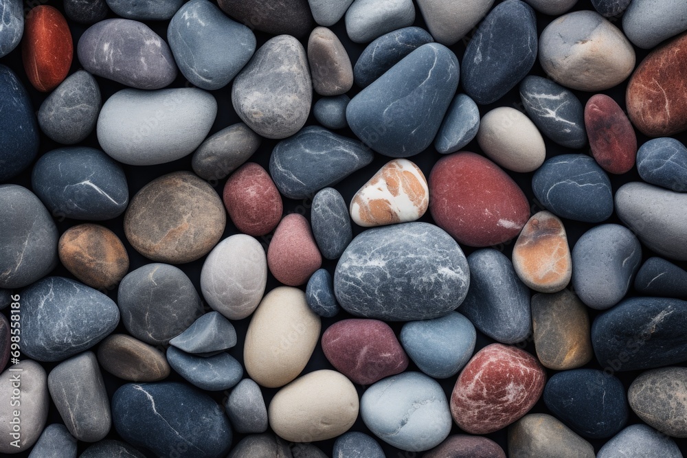 Digital illustration stones background. Generative AI Digital illustration stones background. Generative AI